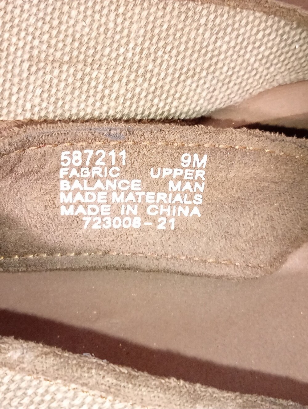 Men's Minnetonka Brown Fabric Flip Flop Sandals sz 9 - Picture 4 of 6